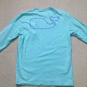 Turquoise Vineyard Vines Longsleeve T-shirt